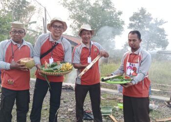 Uji Kemandirian Pangan di Buper Kendalisada, Pembina Pramuka Kwarcab Banyumas Beradu Olah Kuliner pada Lomba Masak Rimba