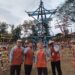 Tangkas Rangkai Bambu dan Tali di Buper Kendalisada, Pembina Pramuka Kwarcab Banyumas Beradu Kecepatan Mendirikan Menara Pionering