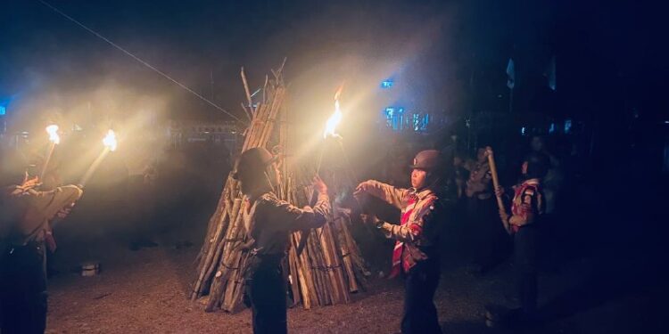 Nyala Dasa Darma, Semangat Kebersamaan Warnai Jambore Gugus Depan SDN Kaliputih Kwarran Purwojati