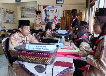 Kwarran Wangon Jalani Penilaian LKT 2026, Kwarcab Banyumas Tekankan Pentingnya Evaluasi Tata Kelola Organisasi