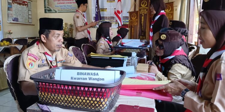 Kwarran Wangon Jalani Penilaian LKT 2026, Kwarcab Banyumas Tekankan Pentingnya Evaluasi Tata Kelola Organisasi