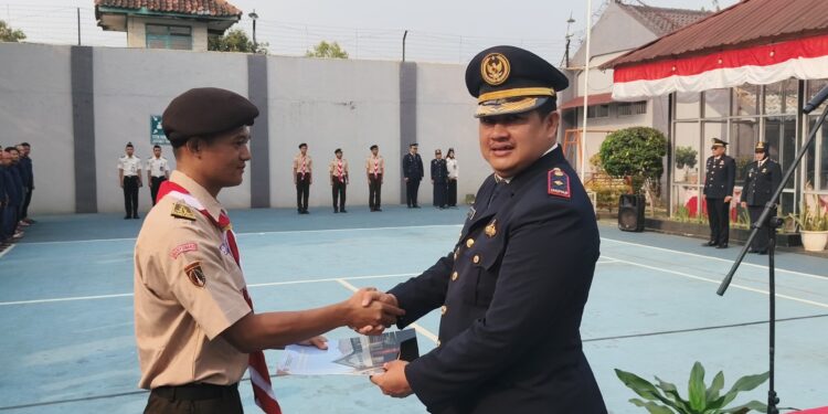 Dari Balik Tembok Rutan: Pramuka WBP Banyumas Sukses Kibarkan Merah Putih di Hari Kemerdekaan