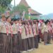 Merah Putih Berkibar, MA Ar-Ridlo Pekuncen Kobarkan Semangat Kemerdekaan di Lapangan Kranggan
