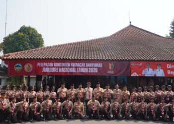 Bupati Banyumas Lepas Kontingen Kwarcab Banyumas Menuju Jambore Nasional XII Tahun 2026