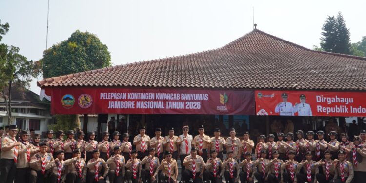 Bupati Banyumas Lepas Kontingen Kwarcab Banyumas Menuju Jambore Nasional XII Tahun 2026