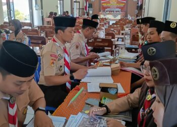 Tim Penilai LKT 2026 Sambangi Kwarran Jatilawang, Ajang Evaluasi dan Mempererat Kekompakan