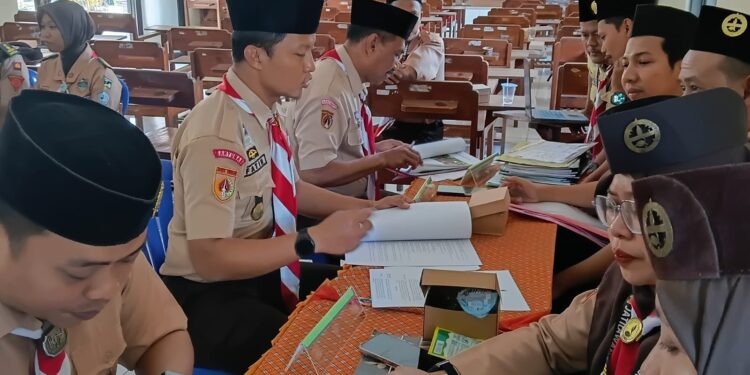 Tim Penilai LKT 2026 Sambangi Kwarran Jatilawang, Ajang Evaluasi dan Mempererat Kekompakan