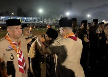 Drs. Sadewo Tri Lastiono, M.M. Terima Lencana Melati pada Malam Ulang Janji di Cibubur