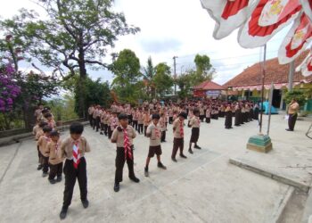 Gebyar Hari Pramuka ke-65, SD Negeri 2 Kalitapen Kwarran Purwojati Hidupkan Semangat Siaga dan Penggalang Lewat Persari
