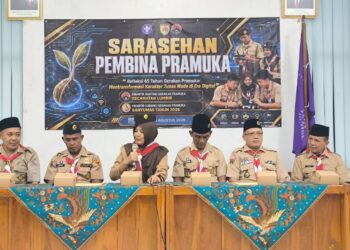 Refleksi 65 Tahun Gerakan Pramuka: Kwarran Lumbir Perkuat Komitmen Transformasi Karakter Tunas Muda di Era Digital