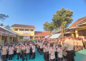 Semangat Hari Pramuka ke-65, SD Negeri 1 Karangtalun Kidul Kwarran Purwojati Gelar Persari Penuh Makna