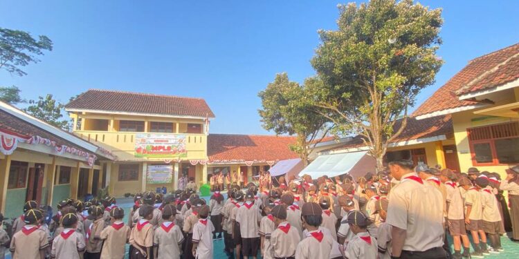 Semangat Hari Pramuka ke-65, SD Negeri 1 Karangtalun Kidul Kwarran Purwojati Gelar Persari Penuh Makna