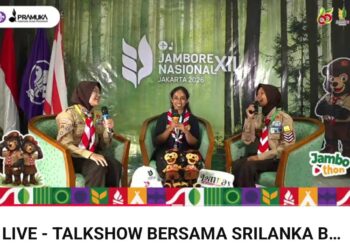 Adil Kalila, Penggalang Garuda Banyumas, Jadi Host Talkshow Bersama Pramuka Sri Lanka