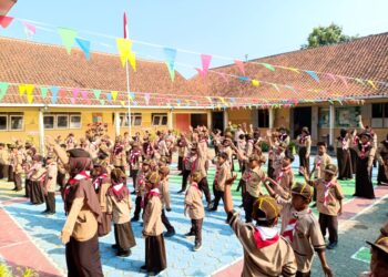 Pramuka Sehat, Pramuka Hebat! Senam Pramuka Semarak di SDN 1 Bancarkembar