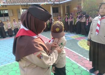 Pelantikan Siaga Tata SD Negeri 1 Bancarkembar, Wujudkan Pramuka Siaga Mandiri dan Bertanggung Jawab