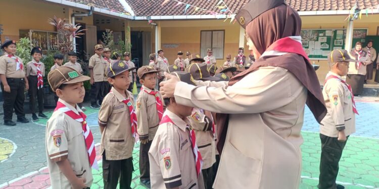Upacara Penerimaan Anggota Siaga Baru SD Negeri 1 Bancarkembar, Awali Perjalanan dalam Gerakan Pramuka