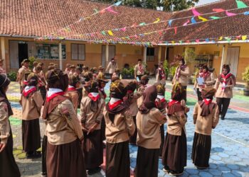 Ekskul Pramuka SD Negeri 1 Bancarkembar Jadi Wadah Tumbuh dan Berkarya