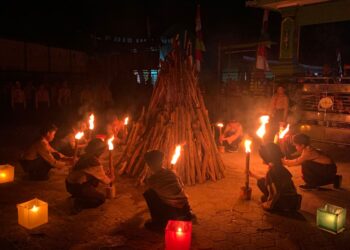 Menyongsong Hari Pramuka ke-65 Tahun, MI Robithotut Talamidz Gumelar Lor Gelar Perkemahan Penggalang