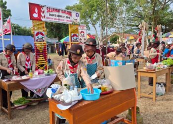 Semarak Hari Pramuka ke-65 di Somagede: Perkuat Keterampilan Penggalang dan Dorong Ketahanan Pangan Desa