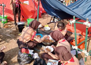 Pramuka Ajibarang Memantapkan Langkah Mendukung Swasembada Pangan Menuju Indonesia Emas 2045