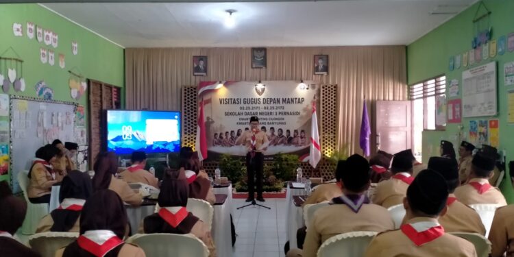 SD Negeri 3 Pernasidi Jalani Penilaian Gugus Depan Mantap Kwarcab Banyumas, Tampilkan Semangat Pramuka yang Patriotik