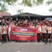 Semarakkan Estafet Tunas Kelapa, Gudep MA Ma’arif NU 1 Cilongok Jadi Tim Cheering Kwarran Cilongok