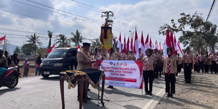 Bawa Pesan Ngopeni dan Nglakoni Gubernur Jateng, Kwarcab Banyumas Resmi Terima Pasukan ETK dari Cilacap