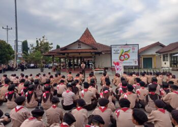 Tuntaskan Rute Perjalanan dari Kwarcab Cilacap, Wakabid Binamuda Kwarcab Banyumas Beri Arahan dan Motivasi Pasukan ETK