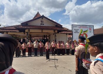 Tiba di Sanggar Bakti Kwarcab, Penyemayaman ETK 2026 Banyumas Berlangsung Sesuai Tata Upacara Resmi Kwarda Jateng