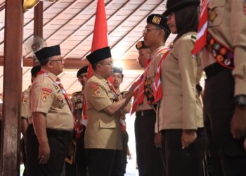 Bupati Banyumas Kukuhkan 39 Pasukan Tunas Muda