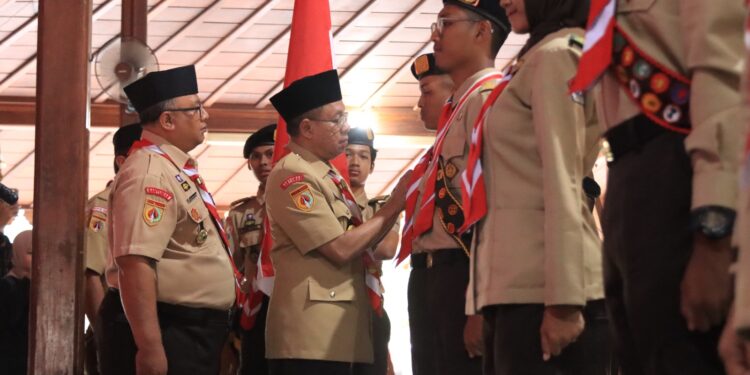 Bupati Banyumas Kukuhkan 39 Pasukan Tunas Muda