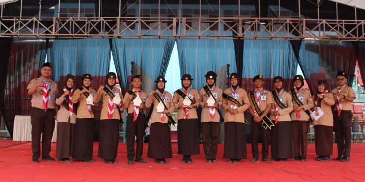 PRAMUKA BANYUMAS KEMBALI GELAR AJANG PRESTISE, RIZKA DWI NURAINI RESMI DINOBATKAN SEBAGAI DUTA HUMAS KENDALISADA KWARCAB BANYUMAS 2026