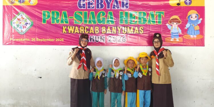 Empat Pra Siaga Kwarran Purwojati Ikuti Gebyar Prasiaga Hebat di Taman Andhang Pangrenan