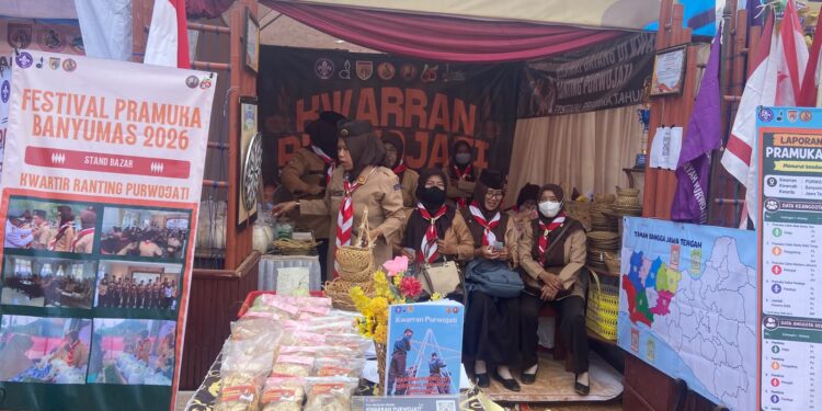 Mabigus SD se-Kwarran Purwojati Kunjungi Stand di Hari Kedua Festival Pramuka Banyumas