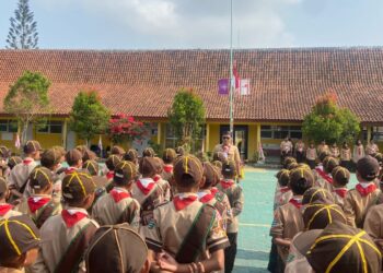 Apel Pembukaan Penilaian Pramuka Garuda di Kwarran Purwojati Diikuti 369 Calon Pramuka Garuda